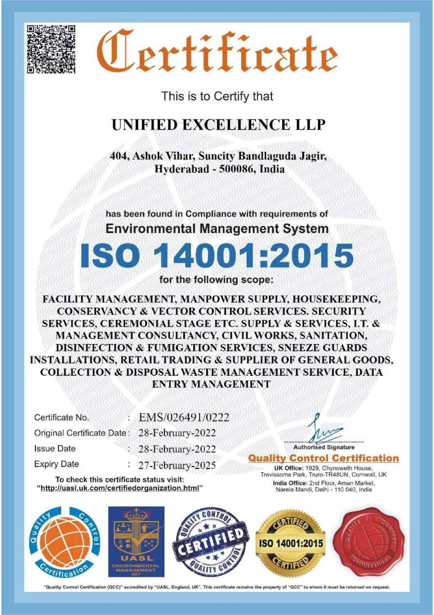 Unified Excellence LLP